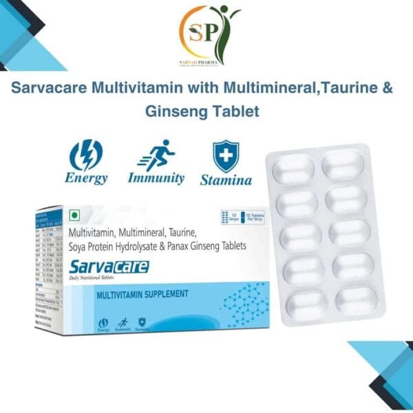 Buy Multivitamin with Multimineral Tablet By Sarvah Pharma